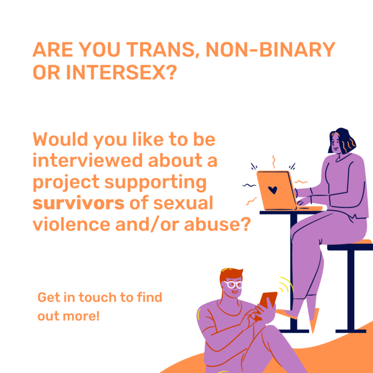 Trans, NonBinary and Intersex Survivors of Sexual Violence Brighton