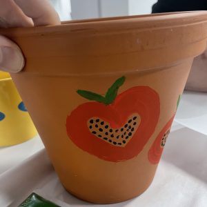 Flowerpot painting